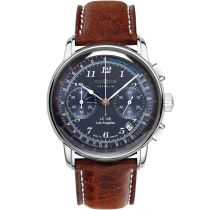 Zeppelin 7614-3 Chronographe LZ126 Los Angeles Montre Homme 43mm 5ATM