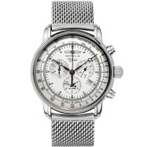 Zeppelin 7680M-1 Alarme Chronographe 100 ans Montre Homme 43mm 5ATM