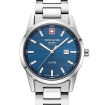 Swiss Alpine Military 7767.1135 Montre Femme Argos argent bleu 34mm 10ATM