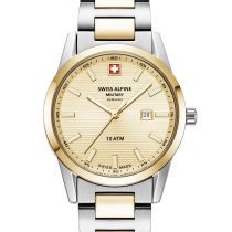 Swiss Alpine Military 7767.1141 Montre Femme Argos bicolor doré 34mm 10ATM