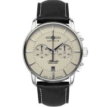 Zeppelin 8422-5 Atlantic Automatique Chronographe Montre Homme 42 mm 5ATM