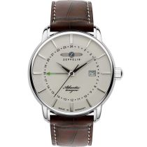 Zeppelin 8442-5 Atlantic Quartz Montre Homme 41mm 5ATM