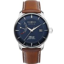 Zeppelin 8462-3 Atlantic Automatique réserve de marche Montre Homme 43mm 5ATM