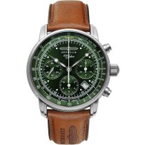 Zeppelin 8618-4 - 100 Ans Zeppelin Montre Homme 43mm 5ATM