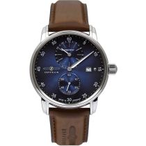Zeppelin 8622-3 New Captains Line Automatique Montre Homme 43mm 5ATM
