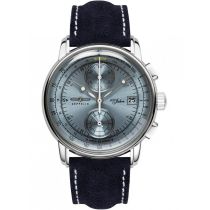 Zeppelin 8670-4 Chronographe Montre Homme 100 ans Zeppelin 42mm 5ATM