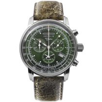 Zeppelin 8680-4 100 ans Chronographe Montre Homme 42mm 5ATM