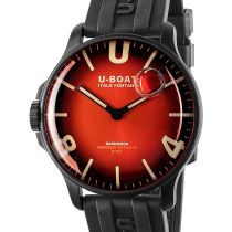 U-Boat 8698/B Darkmoon Red IPB Soleil Montre Homme 44mm 5ATM