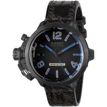 U-Boat 8808 Montre Homme Capsule PVD BK BL 45mm