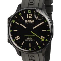 U-Boat 8840/B Capsoil Doppiotempo DLC GMT Montre Homme 45mm 10ATM