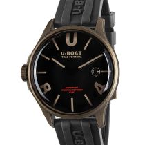 U-Boat 9548 Darkmoon Brown Vintage Montre Homme 44mm 5ATM