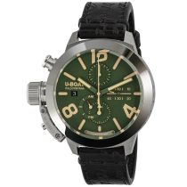 U-Boat 9581 Classico 45 mm Tungsteno CAS Green Montre Homme 10ATM