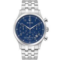 Bulova 96B358 Classique Chronographe Montre Homme 43mm 3ATM