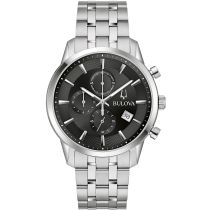 Bulova 96B412 Sutton Chronographe Montre Homme 41mm 3ATM