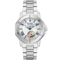 Bulova 96L326 Montre Femme Marine Star Automatique 35mm 10ATM
