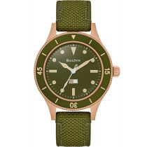 Bulova 98A324 Montre Homme MIL-SHIPS Bronze 150th Anniversary 41mm 20ATM