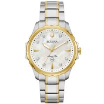 Bulova 98P227 Montre Femme Marine Star 38mm 10ATM