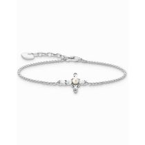Thomas Sabo A2173-167-14-L19V Bracelet En Argent Avec Croix Blanche Cross Romance
