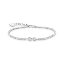 Thomas Sabo A2176-051-14-L19V Bracelet Tennis Argent infinity avec pierres blanches