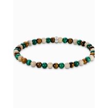 Thomas Sabo A2183-468-7-L19 Unisex Bead bracelet dans les tons de terre et de vert