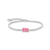 Thomas Sabo A2187-052-9-L19V Bracelet avec du rose Ours d'Or argent