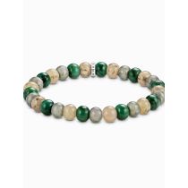 Thomas Sabo A2196-503-6-L19 Unisex bracelet Jasper, Jade et Labradorit