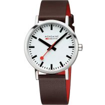 Mondaine A660.30360.11SBGV Montre Homme Classic SBB vegan 40mm 3ATM