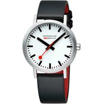 Mondaine A660.30360.16SBBV Montre Homme Classic SBB vegan 40mm 3ATM
