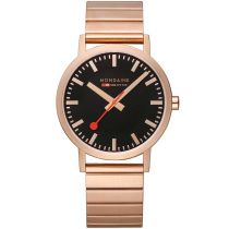 Mondaine A660.30360.16SBR Classic noir et Rosé 40mm 3ATM