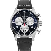 Alpina AL-372NS4S6 Startimer Pilot Chronographe Montre Homme 44mm 10ATM