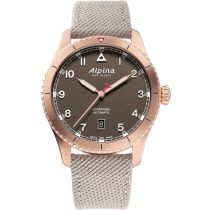 Alpina AL-525BR4S24 Startimer Pilot Automatique Montre Homme 41mm 10ATM