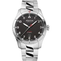 Alpina AL-525BW4S26B Startimer Pilot Automatique Montre Homme 41mm 10ATM