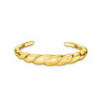 Thomas Sabo AR119-413-39-L17 Bracelet jonc formes organiques plaquée or