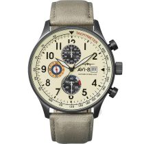 AVI-8 AV-4011-0C Montre Homme Hawker Hurricane Classic Chronographe 43mm 5ATM