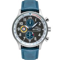 AVI-8 AV-4011-0F Montre Homme Hawker Hurricane Classic Chronographe 43mm 5ATM