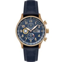 AVI-8 AV-4011-0Q Montre Homme Hawker Hurricane Classic Chronographe 43mm 5ATM
