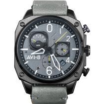 AVI-8 AV-4052-03 Hawker Hunter Chronographe Montre Homme 45mm 5ATM