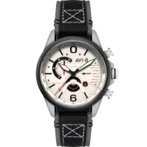 AVI-8 AV-4056-07 Montre Homme Hawker Harrier Dual Retrograde Chronographe 44mm 5ATM