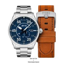 AVI-8 AV-4073-11 Spitfire Automatique Montre Homme 42mm 5ATM
