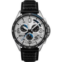 AVI-8 AV-4077-01 P-51 Mustang Chronographe Montre Homme 43mm 5ATM