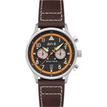 AVI-8 AV-4088-07 Montre Homme Hawker Hurricane Dual-Time 43mm 5ATM