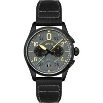 AVI-8 AV-4089-08 Montre Homme Spitfire Lock Chronographe 42mm 5ATM