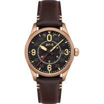 AVI-8 AV-4090-06 Montre Homme Spitfire Bronze Automatique 42mm 5ATM