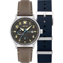 AVI-8 AV-4101-09 Montre Homme Hawker Hurricane McKellar Dual Time 44mm 5ATM