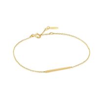 ANIA HAIE BAU001-06YG Gold Solid Bar Bracelet pour Femmes or 14K