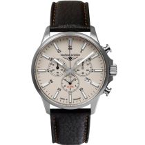 Bauhaus 2880-5 Montre Homme Aviation Chrono Titane 42mm 10ATM