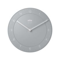 Braun BC06G-DCF Classique Horloge Murale Radio-pilotée 20 cm gris