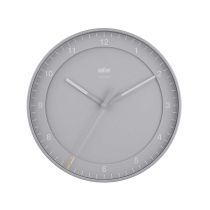 Braun BC17G-DCF Classique Horloge Murale Radio 30 cm gris
