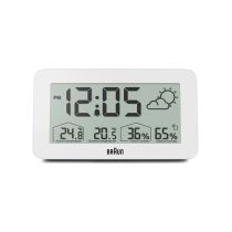 Braun BC13WP réveil numérique a. station météo