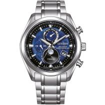 Citizen BY1010-81L Eco-Drive phase de lune Titane Montre radio-pilotée Montre Homme